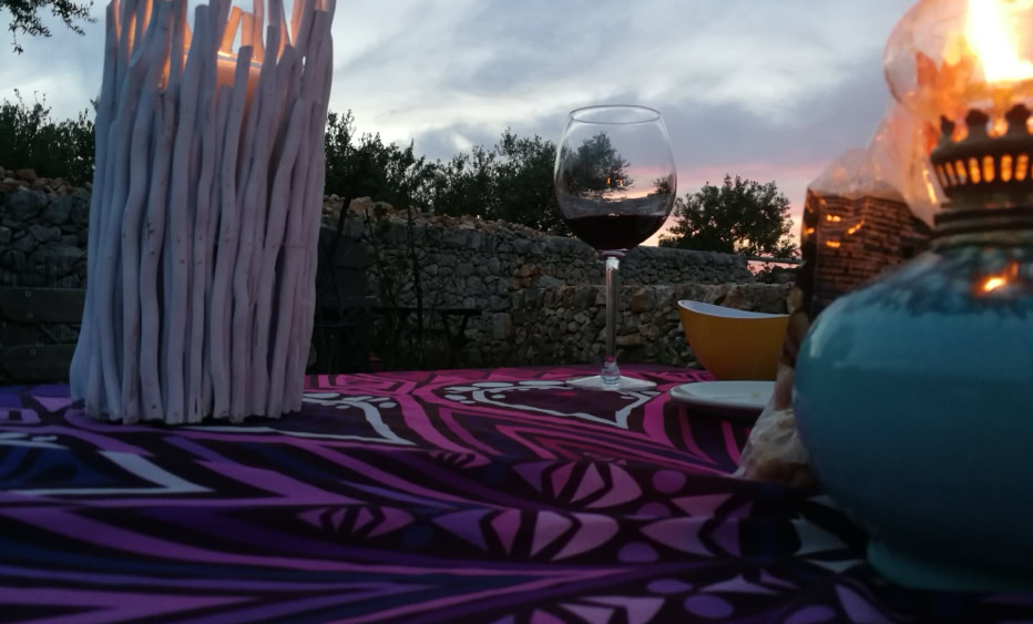 candle light meal